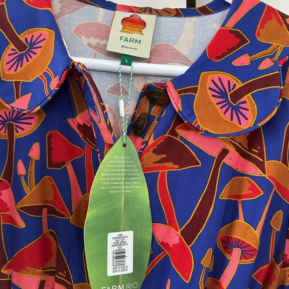 Elegant Blue and Red Patterned Jumpsuit - Picture 4 of 4